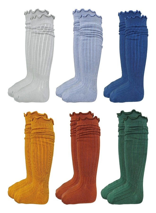 MINI PANDA 6 Pairs of Baby Socks, Toddler Knee-High Socks for Boys and Girls - Image 1