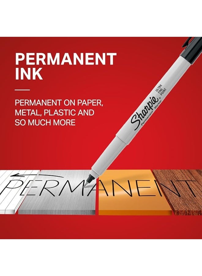 شاربي أقلام ماركر دائمة شاربى بسن فائق النحافة كلر بيرست بألوان متنوعة طقم مكوّن من 24 قلم - Image 2