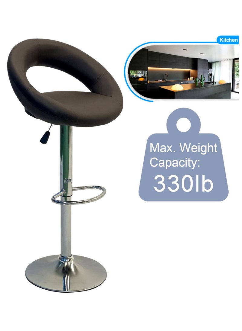 Living - Bar Stool Modern Adjustable Counter Height Barstool - Image 1