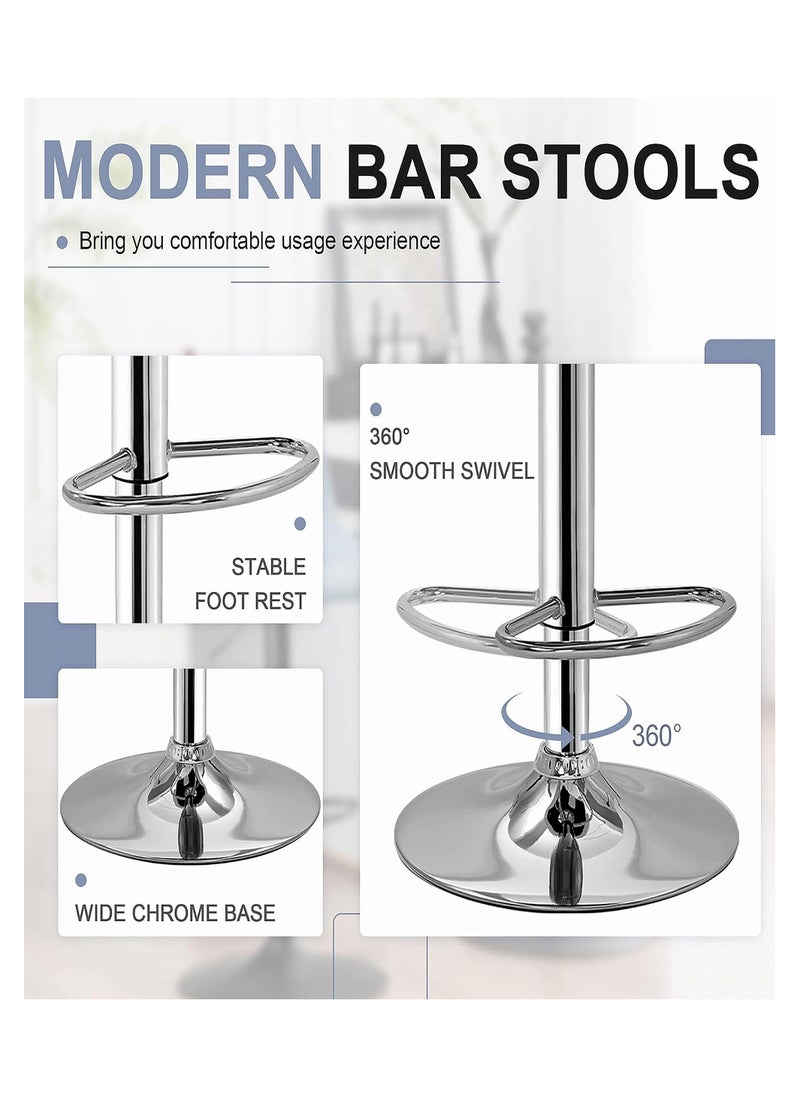 Living - Bar Stool Modern Adjustable Counter Height Barstool - Image 1