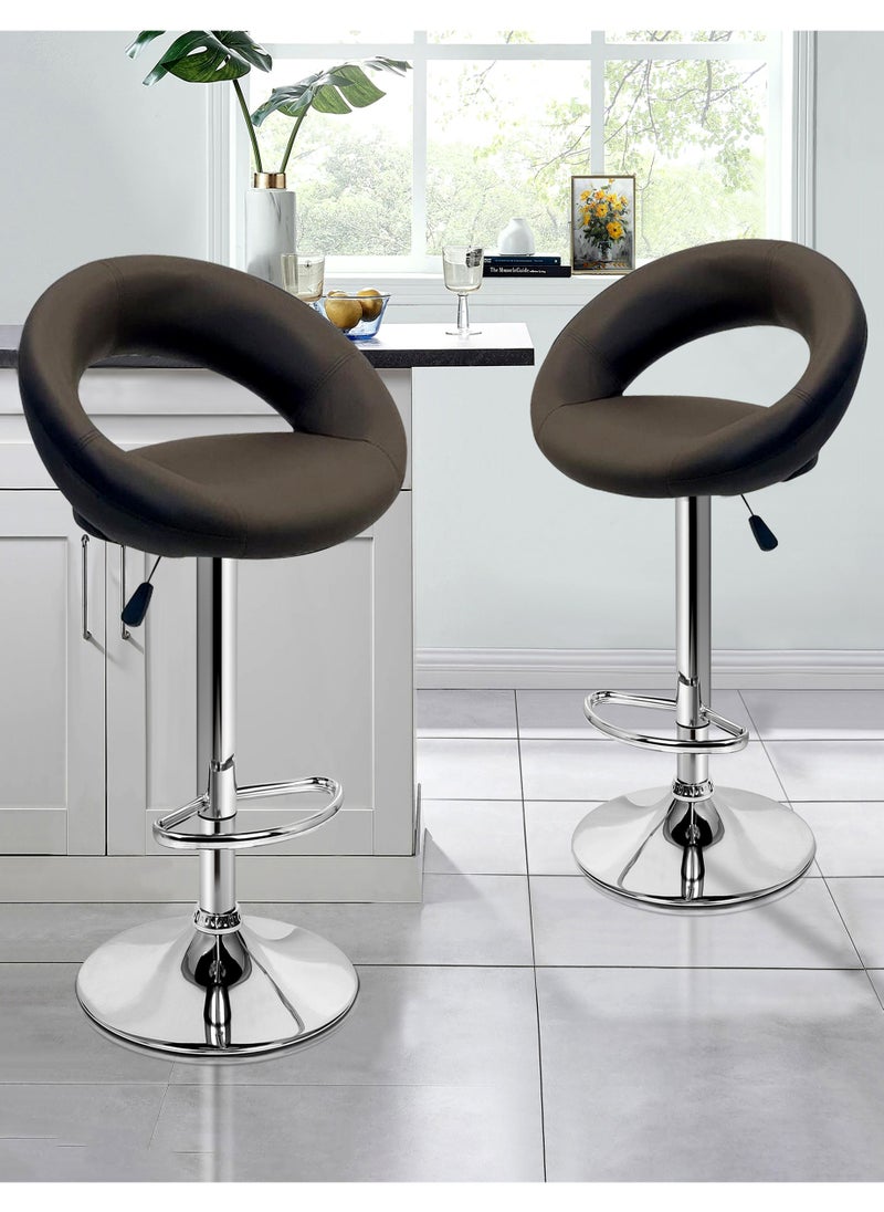 Living - Bar Stool Modern Adjustable Counter Height Barstool - Image 1