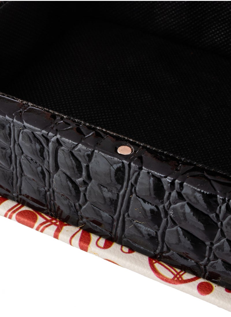 Dania A set of book-shaped leather boxes for presenting sweets and storing personal belongings, 3 pieces, black  - Image 4