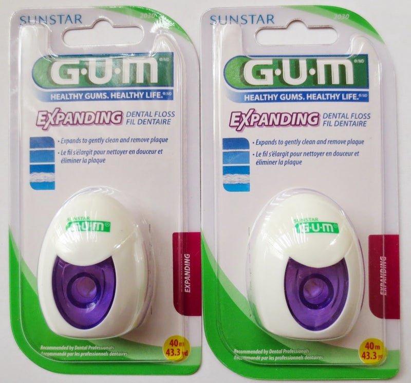 GUM Expanding Dental Floss 2030 43.3 Yd (Pack of 2) - Image 1