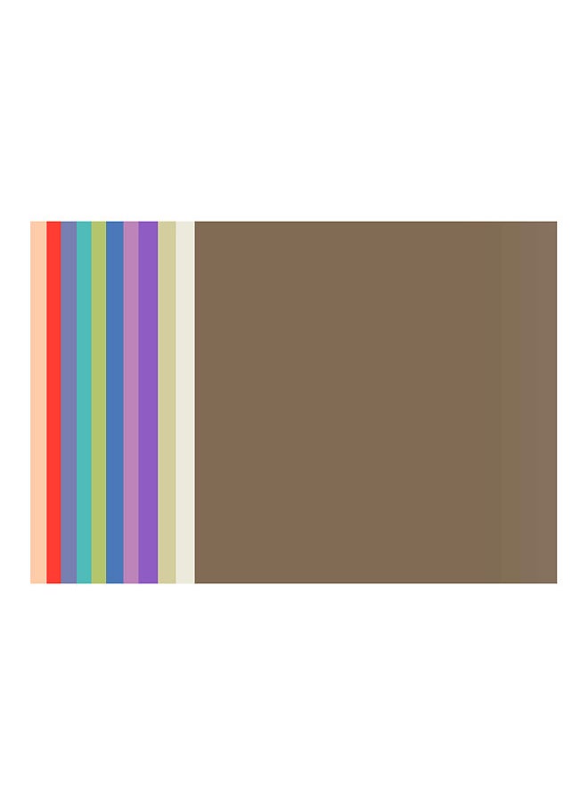 Generic - 11 Colors/set Transparent Gel Lighting Filter 12 * 12in Coloured Overlays Tinted Correction Gels Light Filters Plastic Sheets for LED Light Studio Flash Strobe DJ Light - Image 1