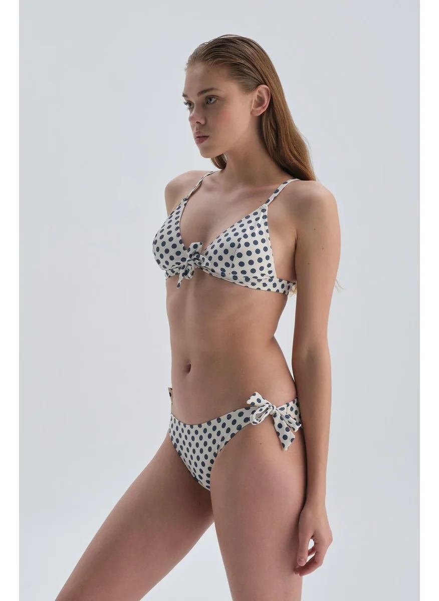 dagi Marin Lace-Up Bikini Bottom