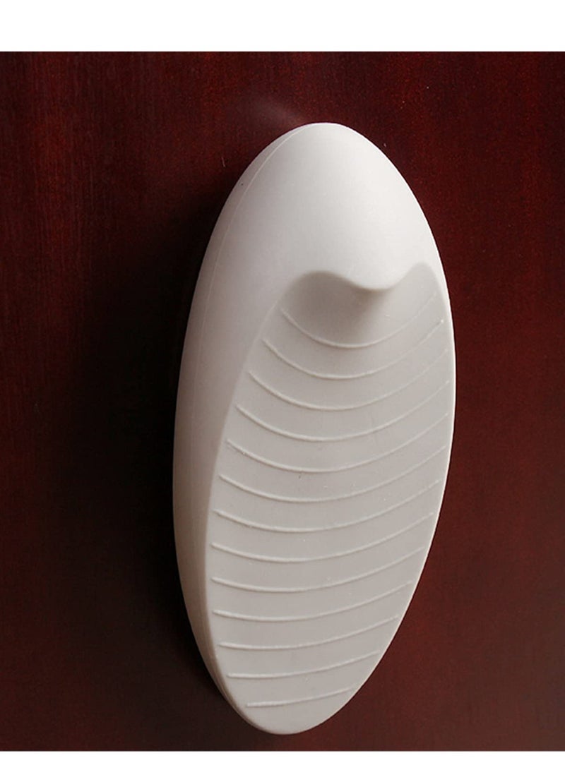 SOLARAE Door Stoppers, Rubber Door Stop, Door Wedge Stoppers Floor Works on All Floor Types Heavy Duty Door Jam, No Sliding/No Marking Floors Door Stops with Door Holder Gift for Family 3 Pcs - Image 4