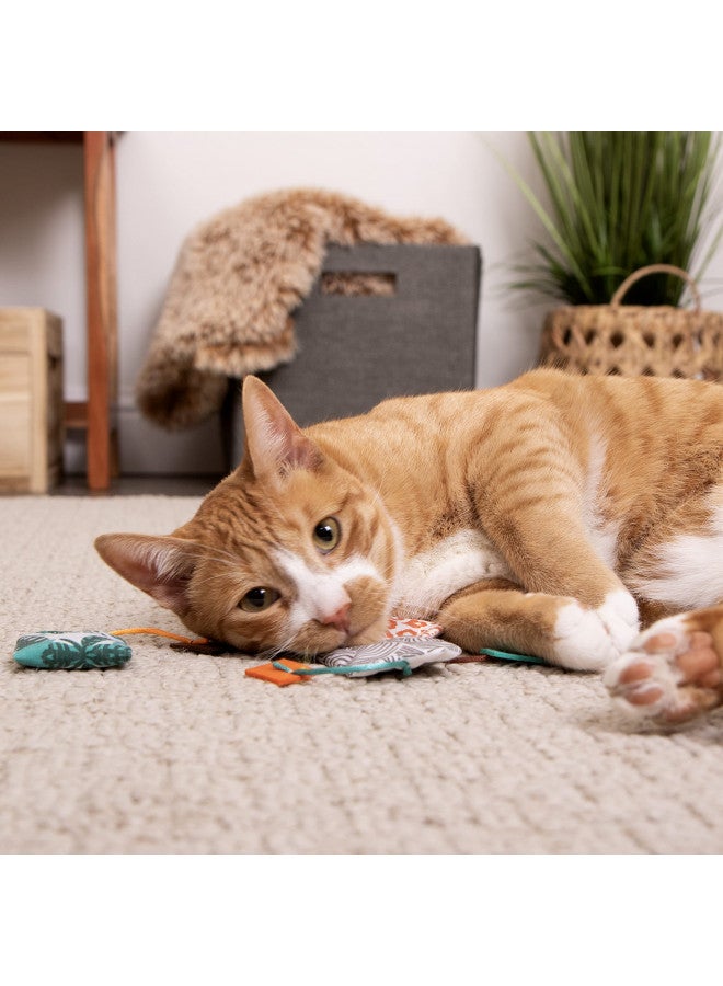 SmartyKat Instincts 3-Pack HappyNip Tricky Tea Bags Cat Toys, Contains Catnip & Silvervine - Multicolor, 3-Pack