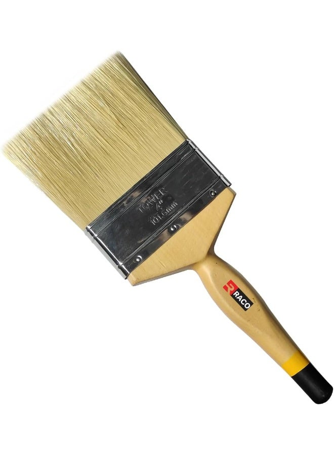 RACO Tower Diamond Paint Brush, Wooden Handle, Flat Artist Paint Brush, Multi-Purpose Wall Brushes, Flat Paintbrush for Home Brushes Barbecue Oil Painting and Furniture Paints  - Image 1