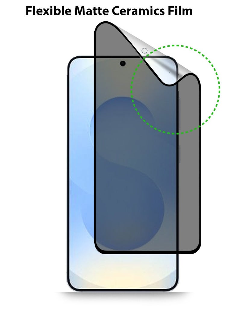 Techie Samsung Galaxy S25 5G Matte Ceramic Privacy Screen Protector Film  - Image 4