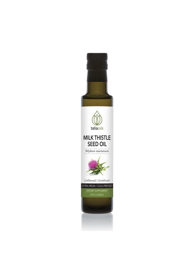teliaoils Milk Thistle Seed Oil Supplement (8.4 Fl Oz)  - Image 2