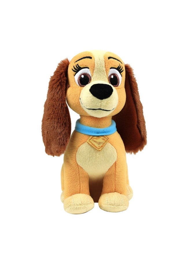 Just Play Disney Collectible 6-inch Beanbag Plush Stuffed Animal, Lady, Lady and the Tramp, Kids Toys for Ages 2 Up, Amazon Exclusive by Just Play  - Image 1