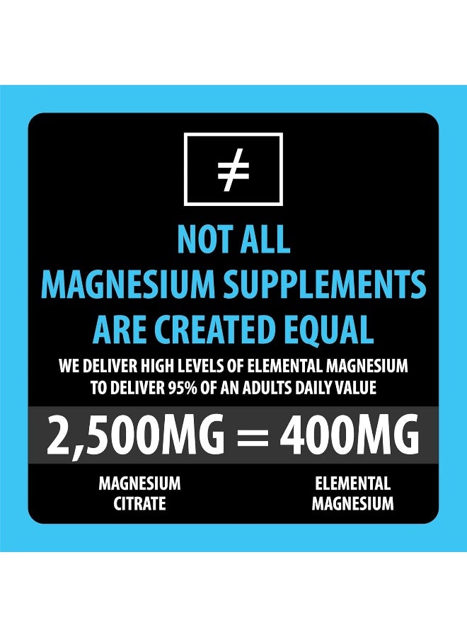 NaturaLife Labs Magnesium Citrate 400mg - 120 Tablets - Image 5