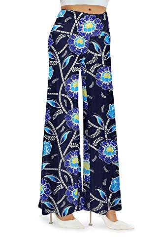 Arolina Women's Stretchy Wide Leg Palazzo Lounge Pants Casual Comfy High Waist Palazzo Pants - Image 4