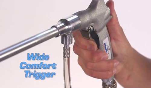 Guardair 79SG012 Pneumatic Syphon Oil and Solvent Spray Gun with Classic Pistol Grip, 12-Inch Aluminum Extension and Brass Nozzle - Image 3