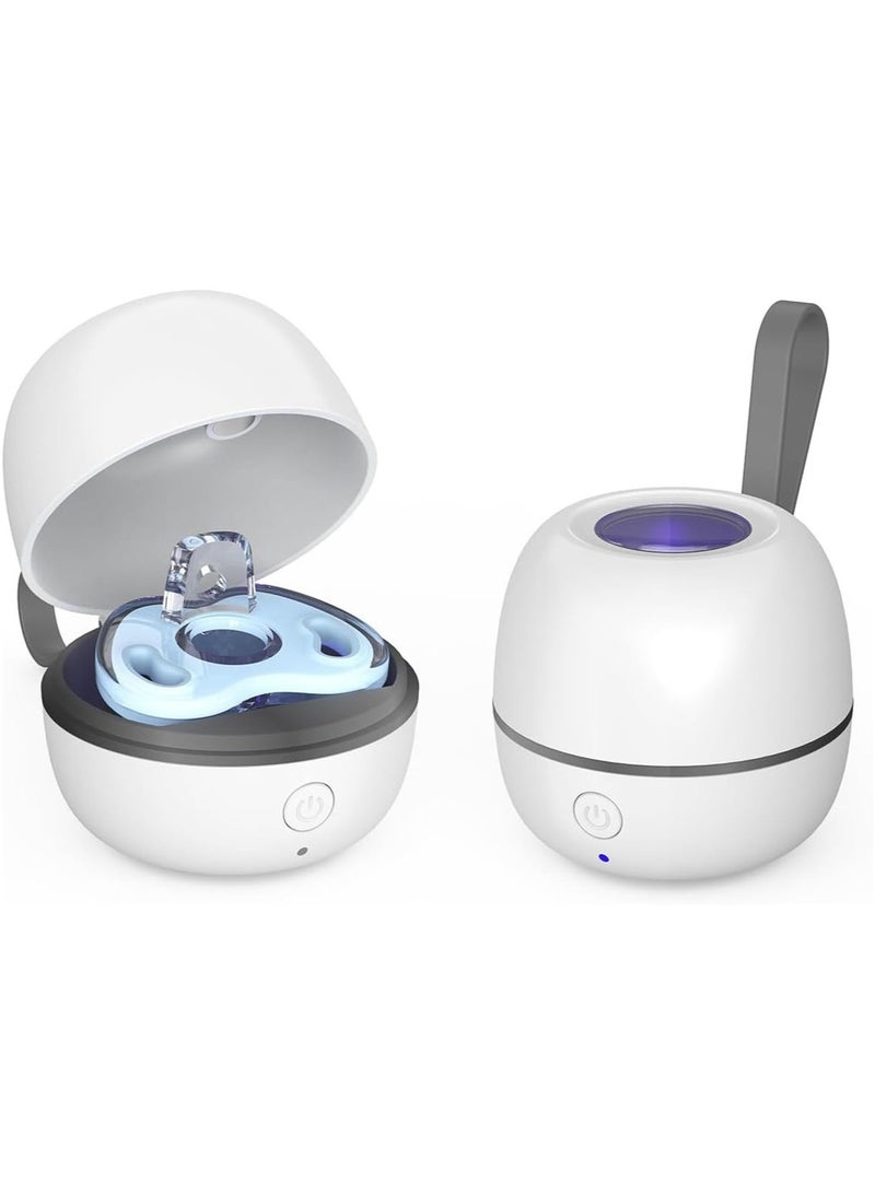 MarlaMall Pacifier Sanitizer Portable, UV Pacifier Case On The Go, Newborn Pacifier Holder Mini Storage Case for Travel, Keep's Baby's Binkies Clean - Image 1