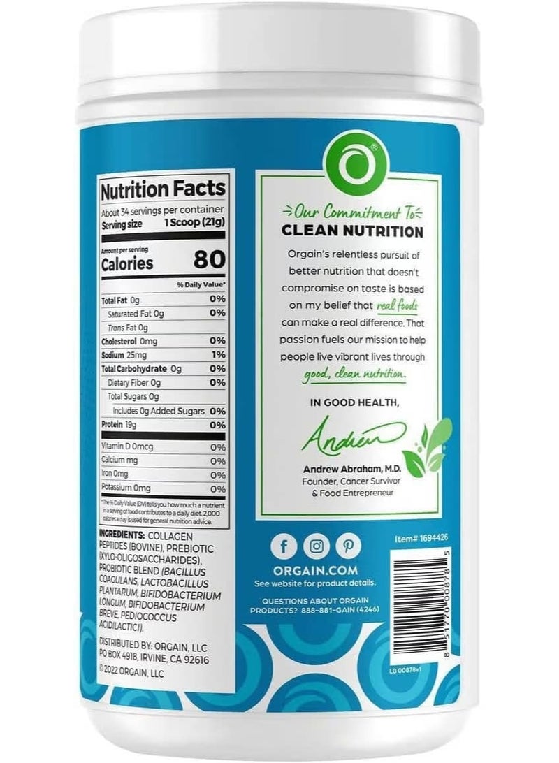 Orgain Collagen Superfoods with 20 Grams of GrassFed Collagen and Vitamin C Unflavored 256 oz - Image 2
