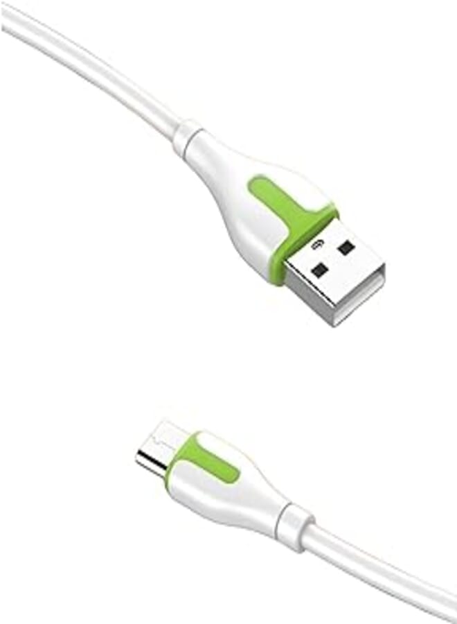 LDNIO LDNIO LS572 Type-C 2.1A Fast charging Data Cable 2M Length - White-Green 