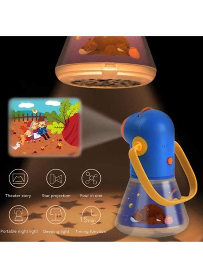 Beauenty Kids Multifunctional Story Projector, Story Book Torch Projector with 8Pcs Story Film, Zoom Lens and Night Lights for Toddler Boys Girls Birthday Gifts - Image 3