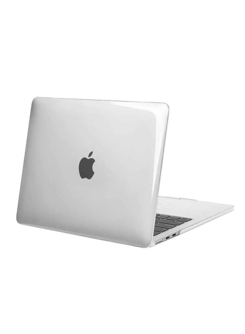 Compatible with MacBook Air 13.6 Inch Case 2024 2023 2022 Release M3 A3113 M2 A2681 with Liquid Retina Display & Touch ID Protective Plastic Hard Shell Case Cover Crystal Clear  - Image 1