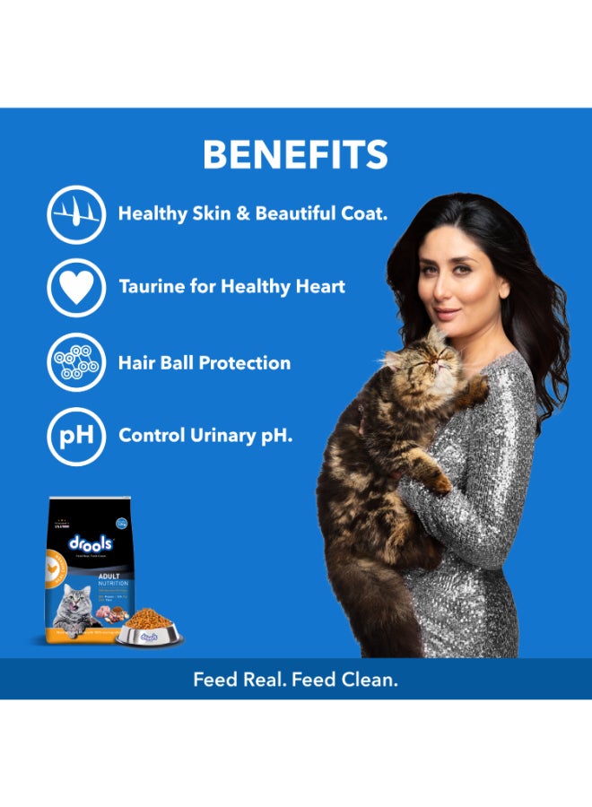 Drools طعام جاف للقطط البالغة دجاج حقيقي - Image 3