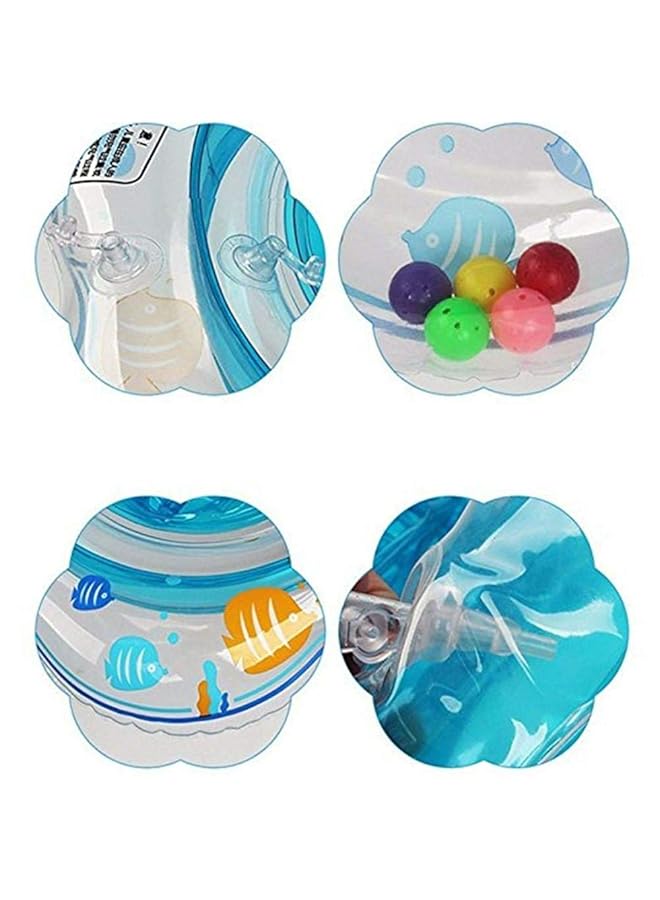 Mumoo Bear Baby Double Airbags Floating Pvc Inflatable Baby Swim Float Seat Swimming Ring Blue Toy - Image 4