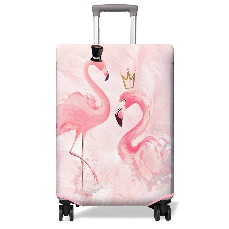PtRug Travel Luggage Cover Suitcase Protector Fits 1832 Inch Wheel Covers PatternedTravel Related Items Flower Luggage Protector Elastic XL - Image 2