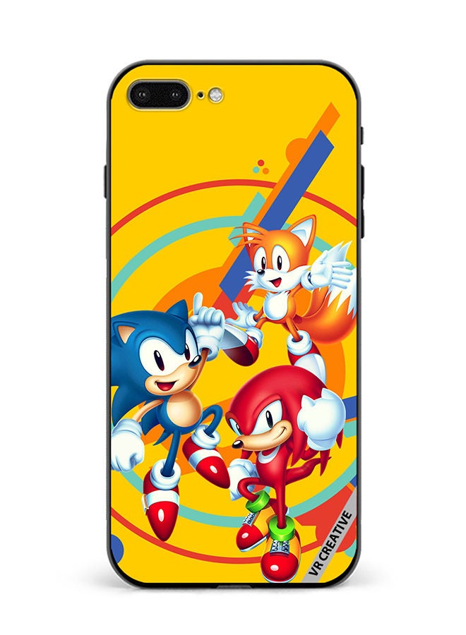 VR CREATIVE Protective Case Cover For Apple iPhone 7 Plus/8 Plus Sonic Design Multicolour - Image 1