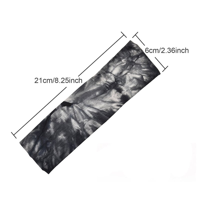 eBoot أربطة رأس ملونة بتقنية التاي داي، أربطة رأس مرنة، رباط شعر يوغا للنساء والفتيات والمراهقات، ألوان متنوعة، 10 قطع (ألوان كلاسيكية) - Image 2