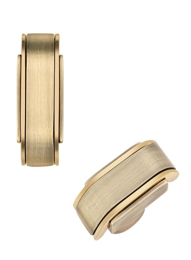 LAPO Compact Cabinet Knobs for Drawers & Cupboards, Sturdy Pull-Push Design for Kitchen and Living Room Furniture, Easy Fitting, 3 Years Warranty (Antique/Gold Finish, Pack of 6) - Image 1