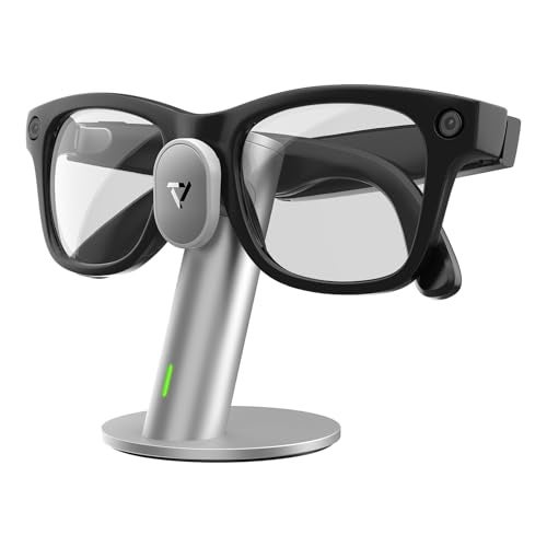 PRISMXR Carina S1 Aluminum Charging Stand, Portable Dock Compatible with Ray-Ban Meta Smart Glasses Accessories, for Wayfarer/Headliner/Skyler (Gen 1&2), Not for Oakley, Display and Blayzer - Image 1