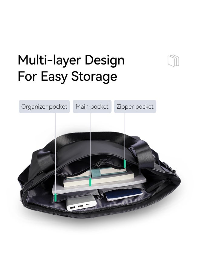 Mark Ryden MR-569 Sling Bag – Light Travel Series, Oxford Fabric, Multi-Layer Design, Water Resistant, YKK Zippers, Anti-Theft Pocket, 0.65kg Lightweight Crossbody