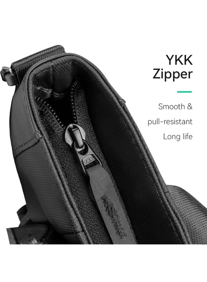 Mark Ryden MR-569 Sling Bag – Light Travel Series, Oxford Fabric, Multi-Layer Design, Water Resistant, YKK Zippers, Anti-Theft Pocket, 0.65kg Lightweight Crossbody