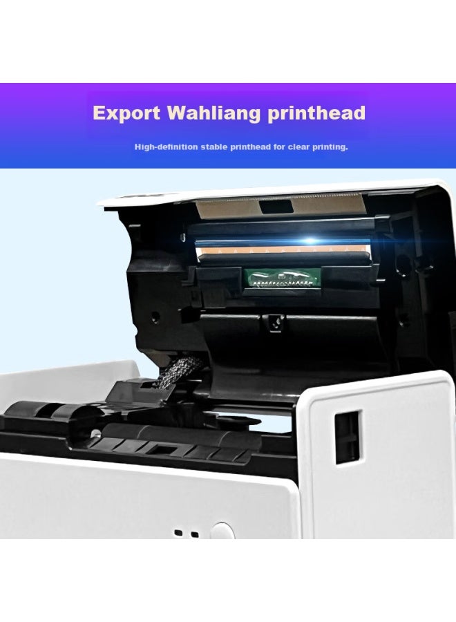 Snbc Xiaobaitun High-speed Express Printer Single-sheet Thermal Printer, 80mm Warehouse Logistics Label Printer, Adhesive Barcode Label Printer, Usb Btp-l730 - Image 1