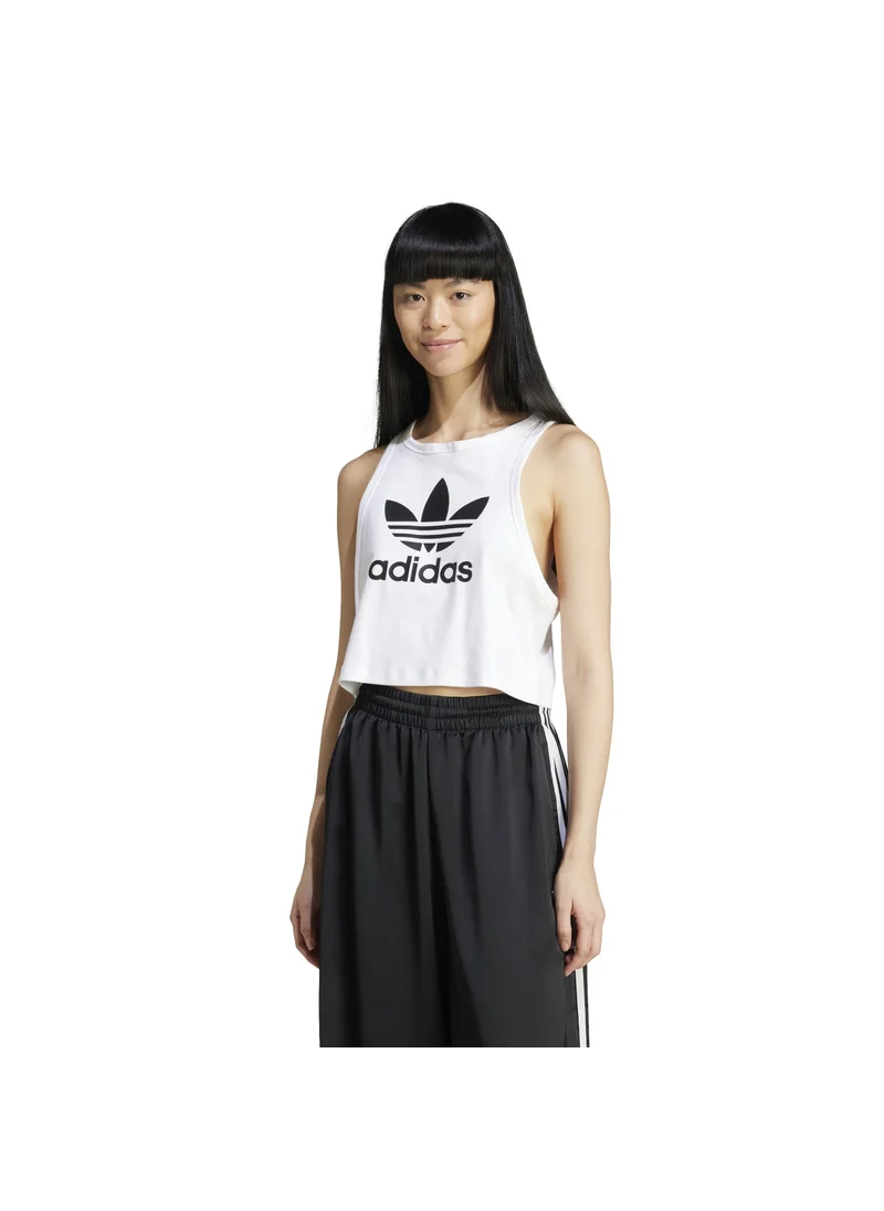 اديداس adidas TREFOIL TANK White Originals Women TOPS