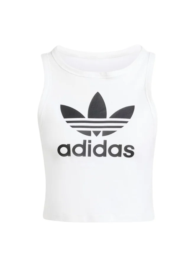 adidas Originals adidas TREFOIL TANK White Originals Women TOPS