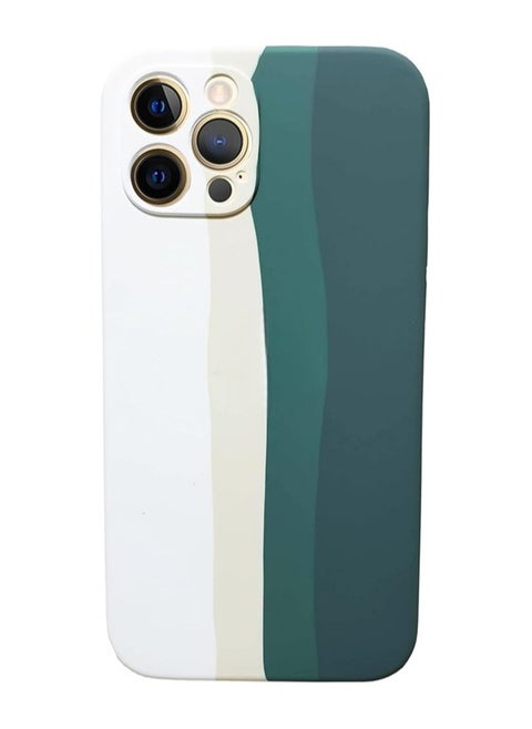 Luxury Colorful Silicone Cover for iPhone 12 Pro  (Multicolor)