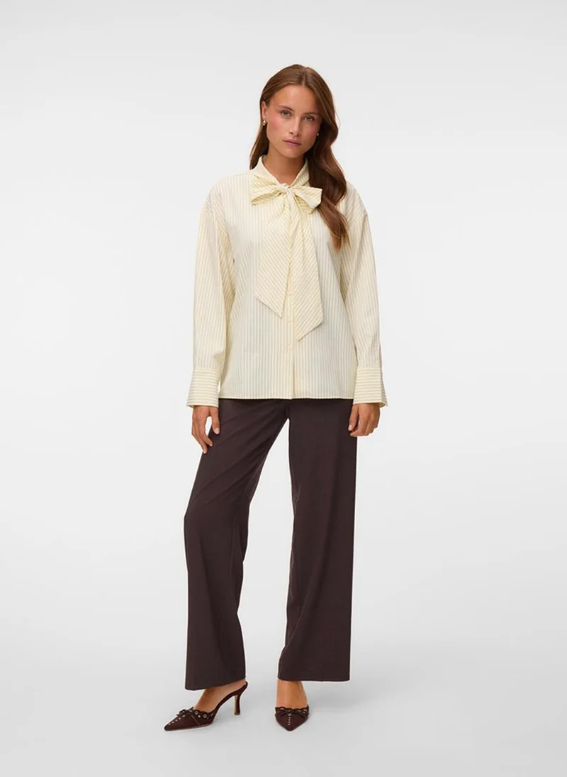 Vero Moda VMSASHA Long Sleeve Tie Shirt