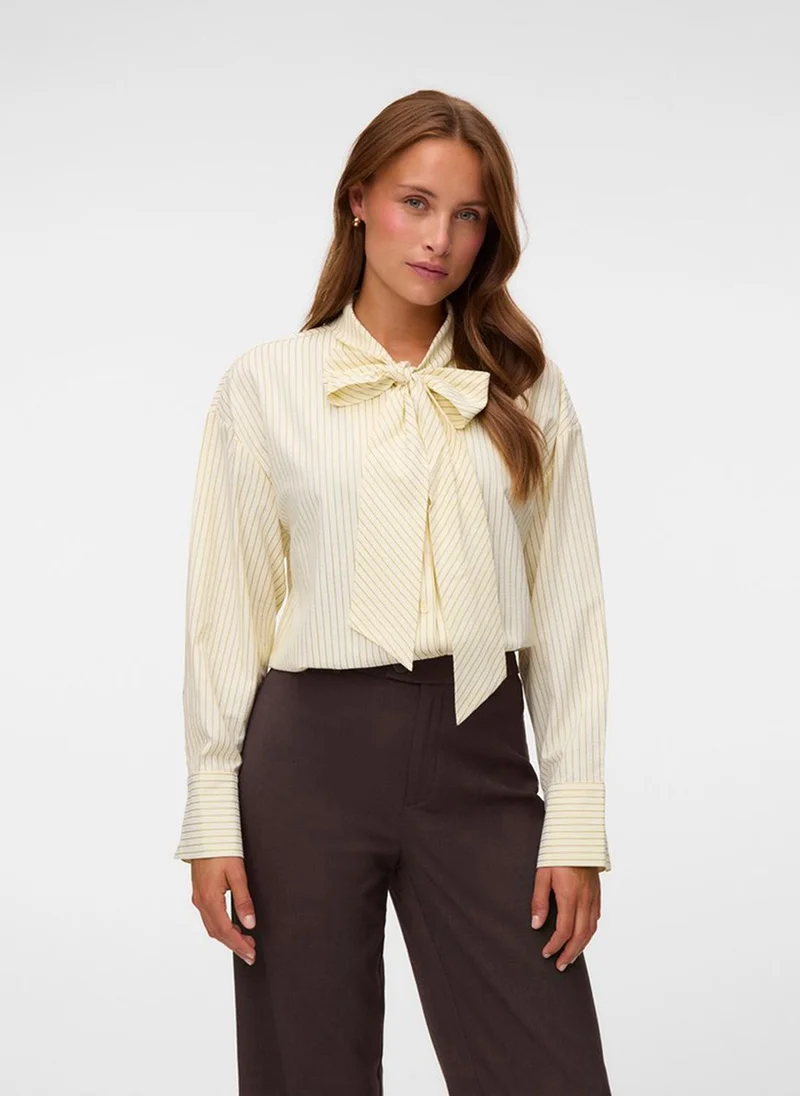 Vero Moda VMSASHA Long Sleeve Tie Shirt