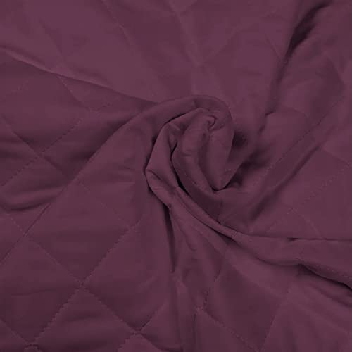 ACHIR 100% Waterproof Polycotton Breathable Corner Elastic Fitted Style Mattress Protector/Bed Cover - Double Size, 72x72 Inch, 182.88x182.88 CM, 6ftx6 Feet - Wine - Image 3