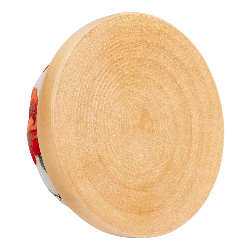 Rolybag Pin Cushion, Wooden Base Needle Pincushions Japanese Style Round Pin Cushion for Sewing Needle Holders or DIY Crafts (Japanese Style 1) - Image 2