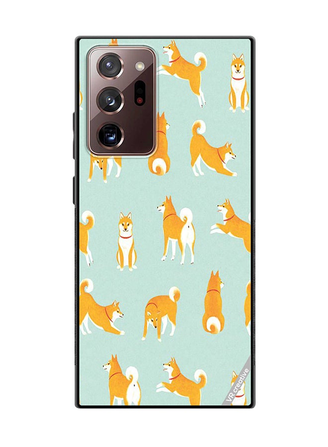 VR CREATIVE Protective Case Cover For Samsung Galaxy Note20 Ultra 5G Shib Inu Design Multicolour - Image 1