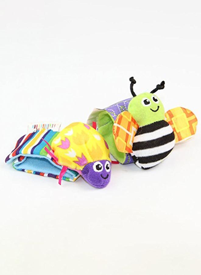 NIBEMINENT Top-Quality Material 4-Piece Infant Socks And Wrist Rattles Toy Set For Kids - Image 5