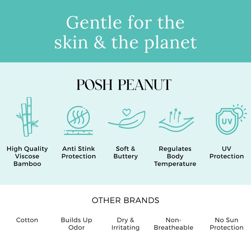 Posh Peanut Swaddle Blanket & Headband Set - Viscose from Bamboo Stretchy Baby Swaddle for Newborn Girls, Receiving Blanket or Nursing Cover - Image 2