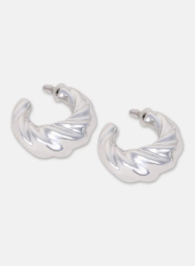سوهي Women's The Chonky-Swirl Hoop Earrings