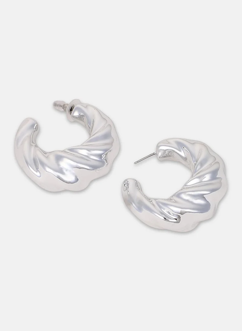 سوهي Women's The Chonky-Swirl Hoop Earrings