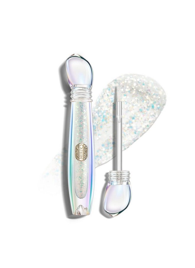 CATKIN - Liquid Glitter Eyeshadow High Pigmented Multi Dimensional Finish With One Swipe Metallic Coverage Long Lasting And Luminous Shimmer Eyeliner Makeup 1.7 Grams (C03 Magic Shell) - Image 1
