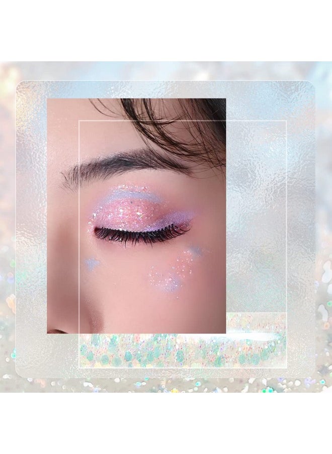 CATKIN - Liquid Glitter Eyeshadow High Pigmented Multi Dimensional Finish With One Swipe Metallic Coverage Long Lasting And Luminous Shimmer Eyeliner Makeup 1.7 Grams (C03 Magic Shell) - Image 1