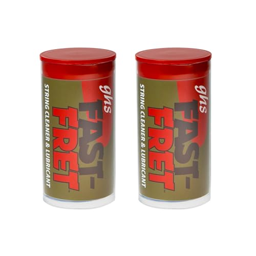 GHS Strings GHS Fast Fret – String Cleaner & Lubricant for Electric, Acoustic & Bass Guitars – Long-Lasting Tone, Smooth Playability, Reduces Finger Noise, Protects Strings & Fingerboards - Model: A87-2 PACK - Image 1