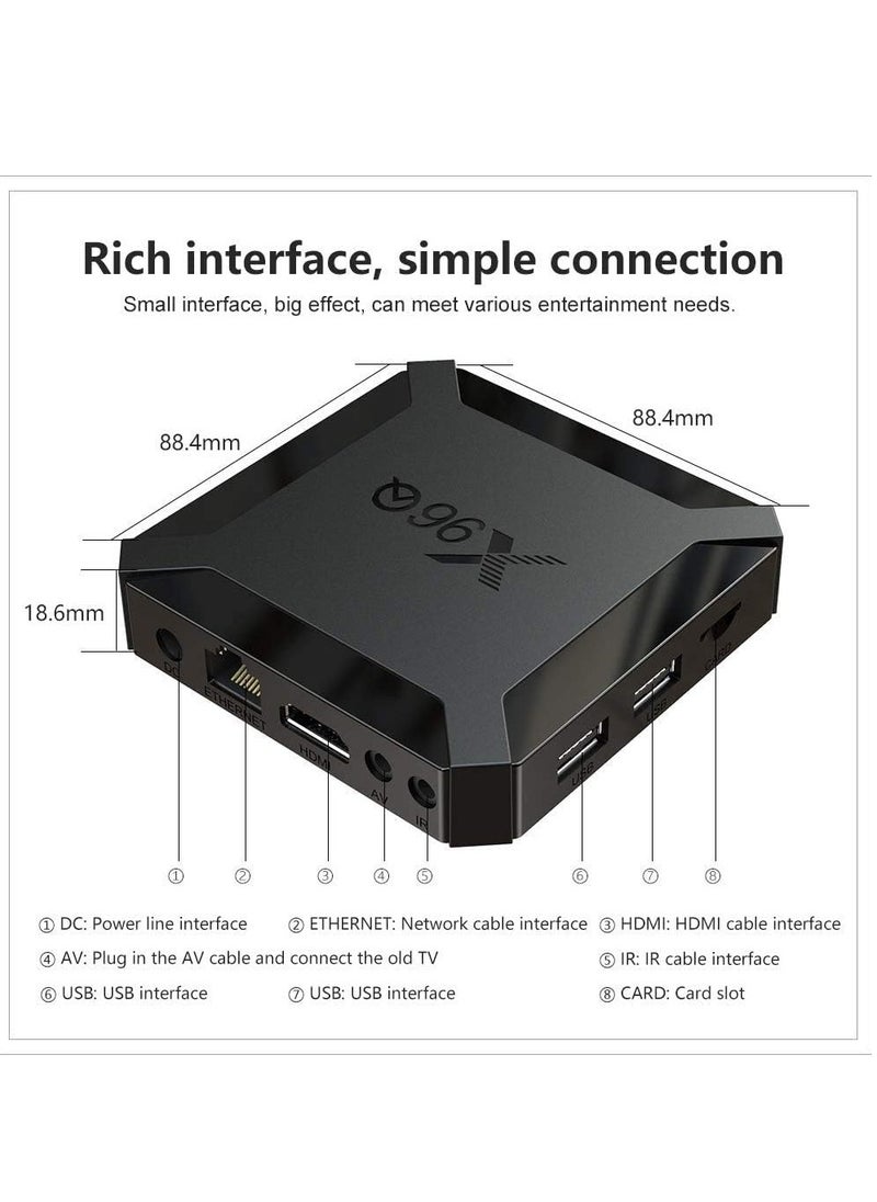 X96 - Android 10.0 TV Box X96 Mini 2023 Upgraded Version X96Q 2GB RAM 16GB ROM Smart TV Box Allwinner H313 Quad Core Support 4K 3D Set Top Box X96 Mini Wifi Home Media Player - Image 1