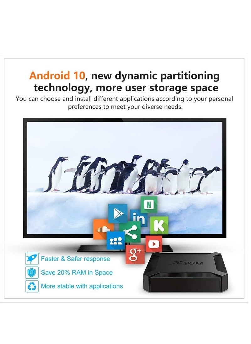 X96 - Android 10.0 TV Box X96 Mini 2023 Upgraded Version X96Q 2GB RAM 16GB ROM Smart TV Box Allwinner H313 Quad Core Support 4K 3D Set Top Box X96 Mini Wifi Home Media Player - Image 1